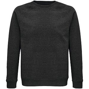 Свитшот унисекс Space, черный меланж, размер 3XL