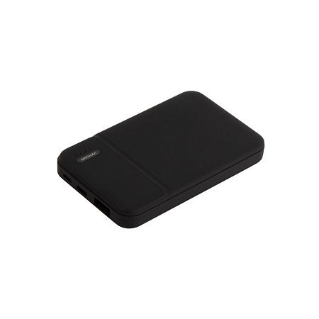 Внешний аккумулятор с подсветкой Скайлайн (Skyline), 5000 mAh, черный