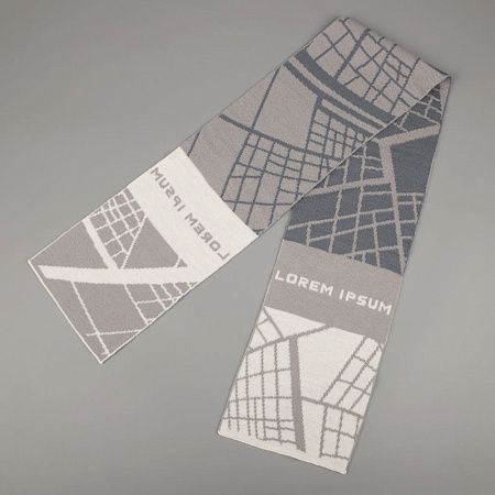 Шарф на заказ Tricksy Light, S, полушерсть