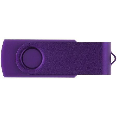 Флеш накопитель USB 2.0 Twister 16GB, пластик Софт Тач/металл, фиолетовый/фиолетовый