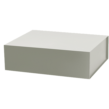 Подарочная коробка-трансформер большая, серая