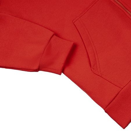 Толстовка на молнии с капюшоном Siverga Heavy 2.0, красная, размер XXL