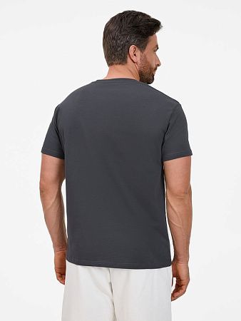 Футболка унисекс T-Bolka 200, темно-серая (графит), размер S