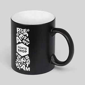 Кружка с покрытием для гравировки «Subcolor BLK»