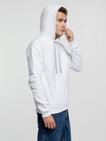 Толстовка с капюшоном Kirenga Heavy, белая (белоснежная), размер S