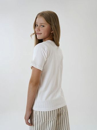 Футболка детская T-Bolka Kids, белая (белоснежная), размер 6 лет (106-116 см)