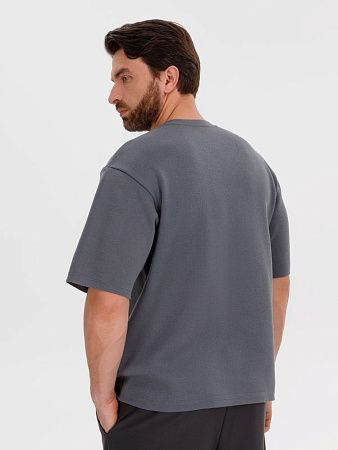 Джемпер с коротким рукавом Siluetti Volumica, серый, размер XS/S