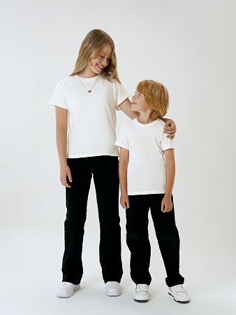 Футболка детская T-Bolka Kids, белая (теплый оттенок), размер 12 лет (142-152 см)