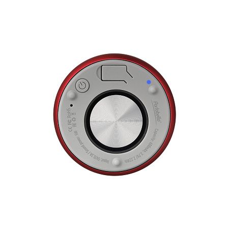 Беспроводная колонка Пэшн (Passion) 80dB 600 mAh (Bluetooth 5.4), красная