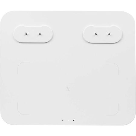 Станция беспроводной зарядки с колонкой и ночником Trilogy, белая