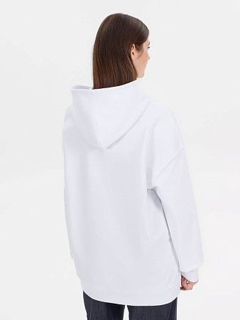 Худи оверсайз унисекс Outshine, белое, размер XS/S