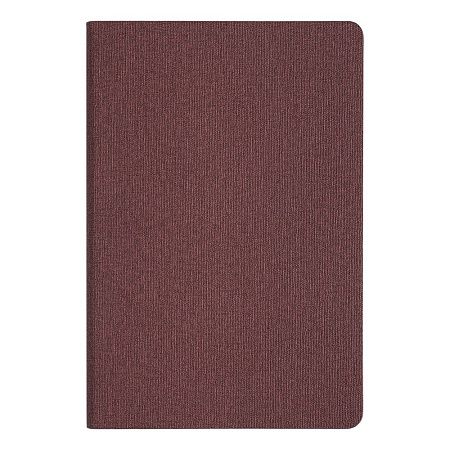 Ежедневник Flexy Cambric А5, бордовый, недатированный, в гибкой обложке