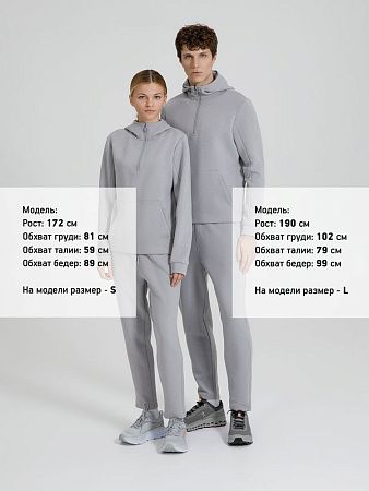 Анорак унисекс Lovi, серый, размер XS