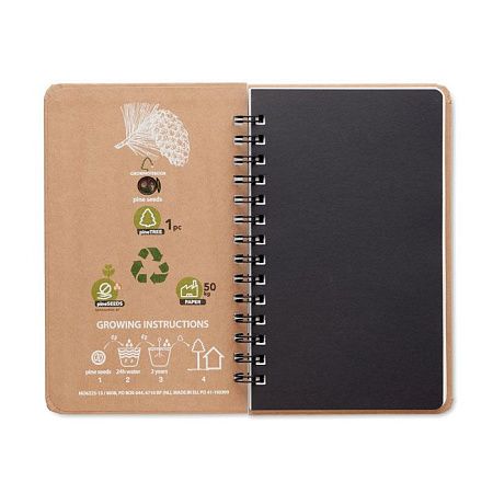 Pine tree notebook