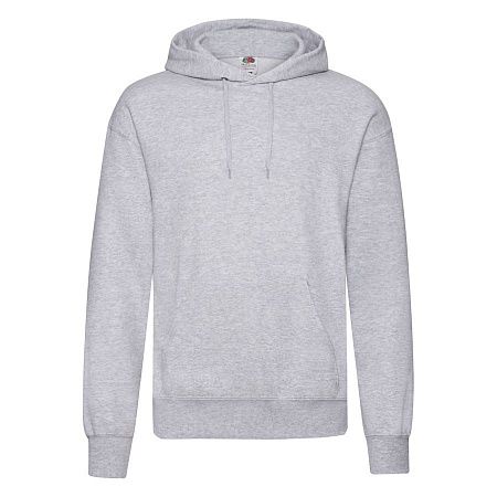 Толстовка "Classic Hooded Sweat", серый меланж_S, 80% х/б, 20% п/э, 280 г/м2