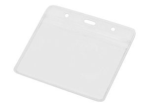 Бейдж Crystal Flat, цвет: прозрачный