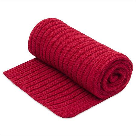 Шарф вязаный НАСВЯЗИ© шерсть/акрил