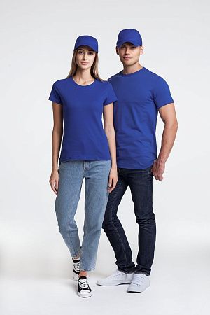 Футболка унисекс T-Bolka 180, ярко-синяя, размер 5XL