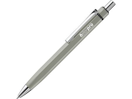 Ручка металлическая шариковая шестигранная «Six»