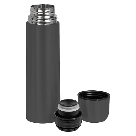 Термос вакуумный стальной Optimus  двухстеночный 500 мл, темно-серый