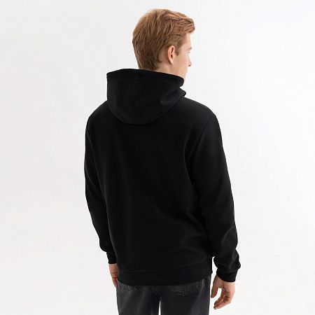 Толстовка на молнии с капюшоном MATEO черная, размер XL