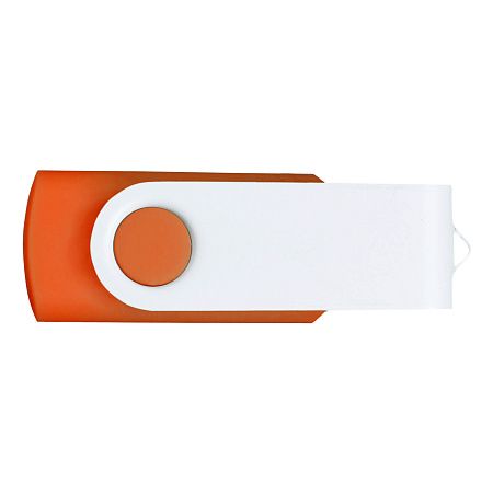 Флешка TWIST WHITE COLOR Оранжевая с белым 4015.05.07.16ГБ3.0