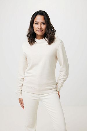 Свитшот Iqoniq Denali из переработанного неокрашенного хлопка, унисекс, 340 г/м²