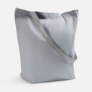 Шопер B5, серый с серыми ручками