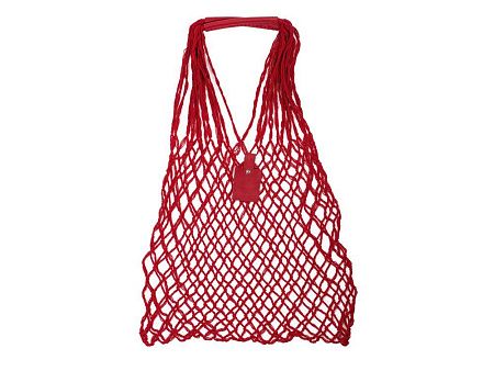 Авоська «Dream» из натурального хлопка с кожаными ручками, 25 л