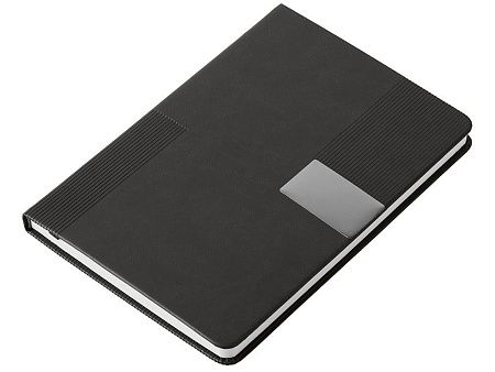 Подарочный набор «Tesla» с блокнотом А5, ручкой и пауэрбенком на 10 000 mAh