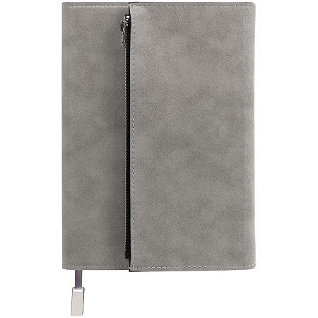 Ежедневник Grace на заказ, недатированный, серый