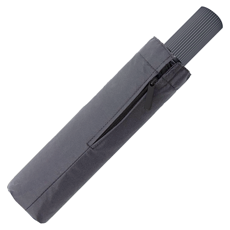 Зонт складной автоматический Forest Nautilus Bicolour диаметр 117 см, темно-серый/черный, в подарочной коробке  