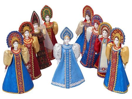 Подарочный набор: кукла фарфоровая, чай "Малина с мятой"