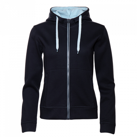 Толстовка женская STAN с капюшоном на молнии сэндвич 320, 19, Тёмно-синий,  (46)  (44/S)