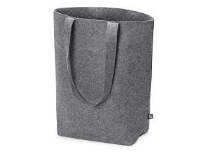 Сумка-шоппер «Betty» фетровая вертикальная, цвет: серый