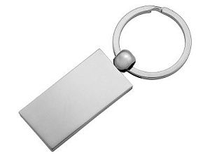 Брелок «Rotating Steel Rct», цвет: серебристый