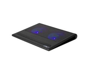 Охлаждающая подставка для ноутбуков до 17,3", цвет: черный