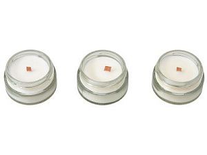 Набор свечей в баночках «The Comfort Keeper», цвет: белый