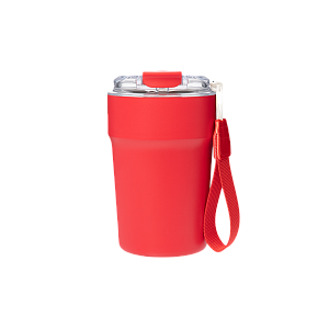 Термокружка вакуумная Monaco, красная