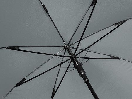 Зонт-трость Reviver с куполом из переработанного пластика