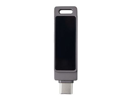 USB3.0/ Type-C флешка 2в1 на 64 ГБ «Спинлайт» с подсветкой