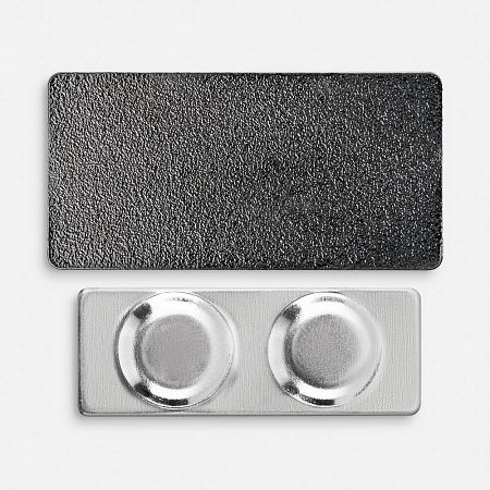Значок Magnet Matto, серый металлик