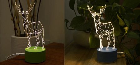 Светильники акриловые с гравировкой