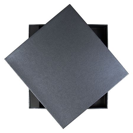 Коробка подарочная, темно-синяя Solution Superior, размер 23,8*22,3*3,7 см