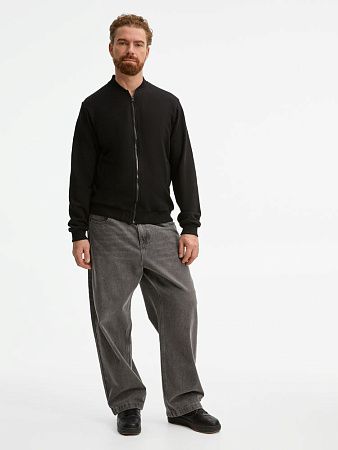 Бомбер унисекс Townie, черный, размер S