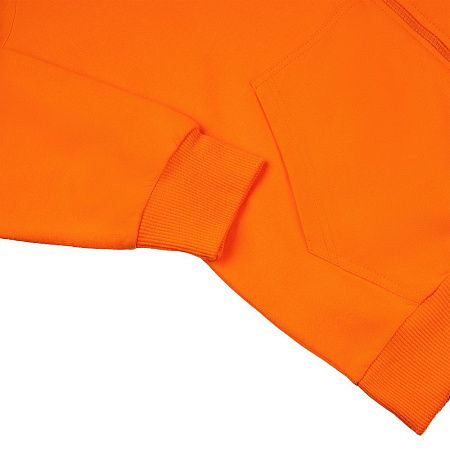 Толстовка на молнии с капюшоном Siverga 2.0, оранжевая, размер L