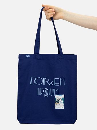 Шильдик металлический Alfa Oval, синий