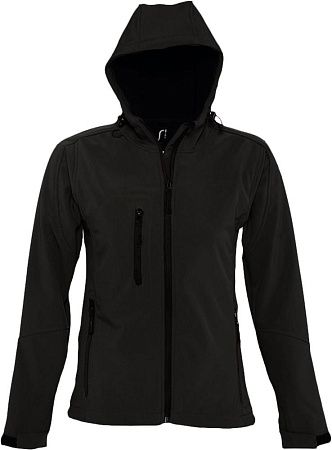 Куртка женская с капюшоном Replay Women, черная, размер S