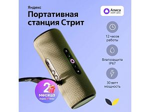 Умная колонка ЯНДЕКС Станция Стрит с Алисой