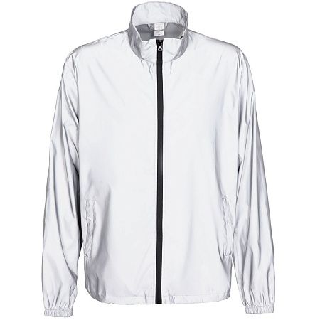 Ветровка Manifest 2.0 из светоотражающей ткани, серая, размер XS/S